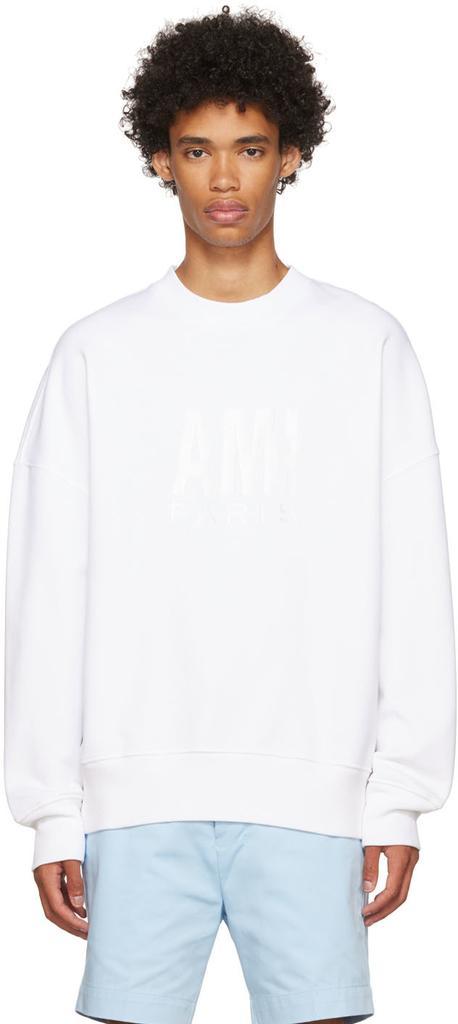 商品AMI|White Paris Sweatshirt,价格¥1972,第1张图片