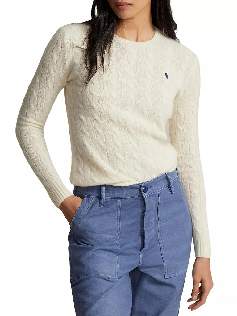 商品Ralph Lauren|Julianna Cable-Knit Sweater,价格¥1503,第4张图片详细描述