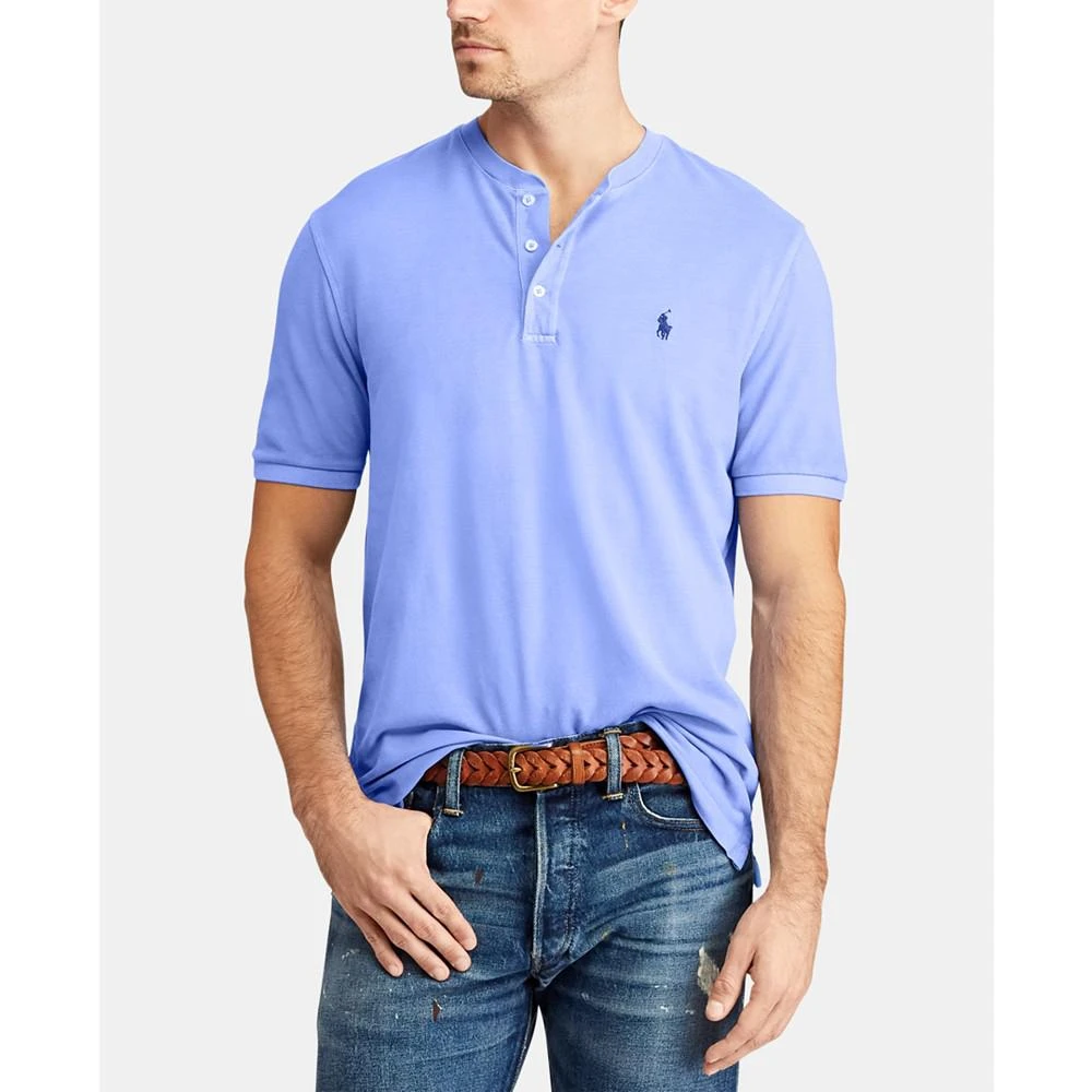 商品Ralph Lauren|Men's Custom Slim-Fit Mesh Henley,价格¥188,第1张图片