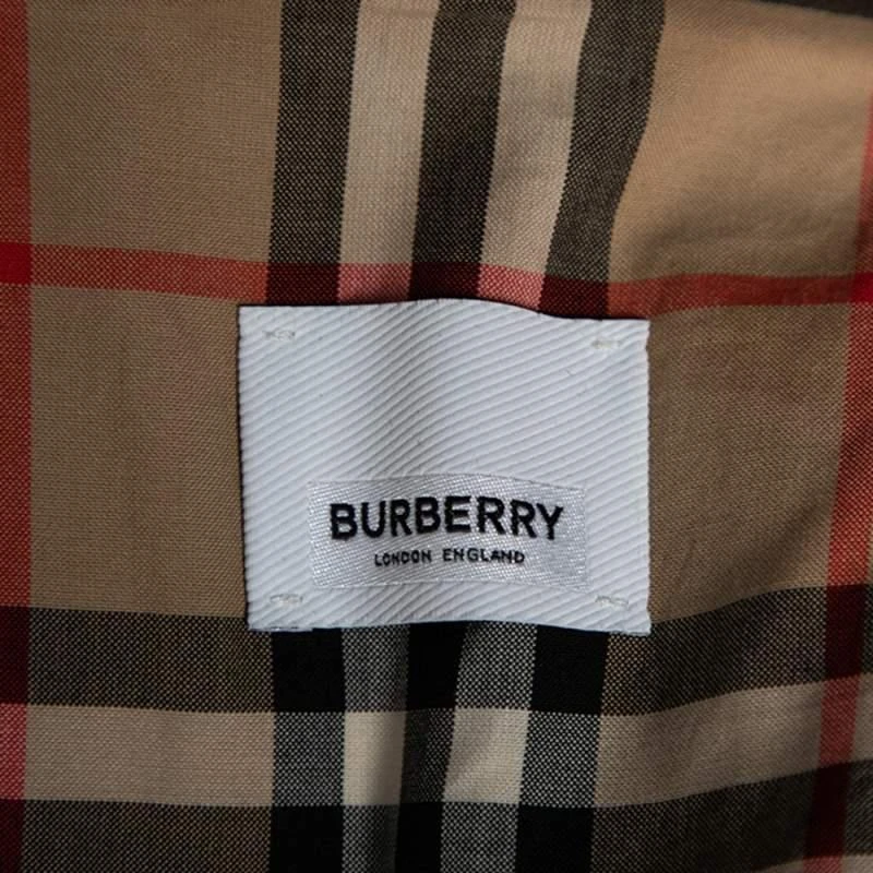 商品[二手商品] Burberry|Burberry London Red Belt Detailed Laminated Coat S,价格¥3789,第5张图片详细描述