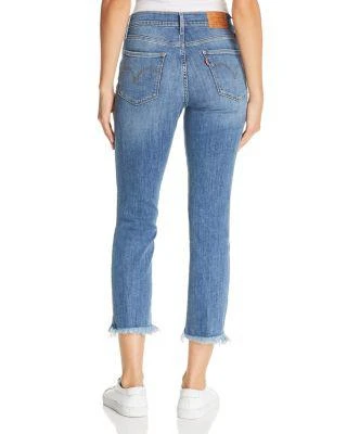 商品Levi's|724 Straight Crop Jeans in Indigo Pixel,价格¥437,第3张图片详细描述