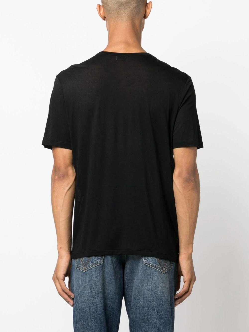 商品Yves Saint Laurent|Yves Saint Laurent 男士T恤 749102Y37IL1000 黑色,价格¥2713,第6张图片详细描述