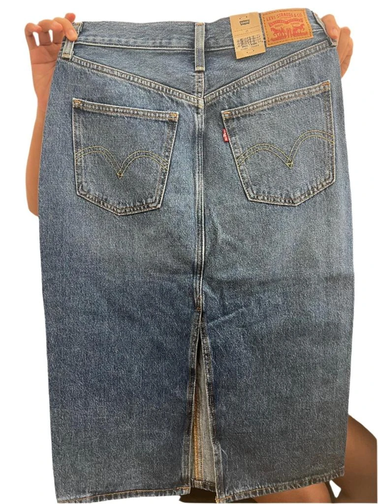商品Levi's|Women's High-Rise Back Slit Skirt In Meadow Games,价格¥501,第2张图片详细描述
