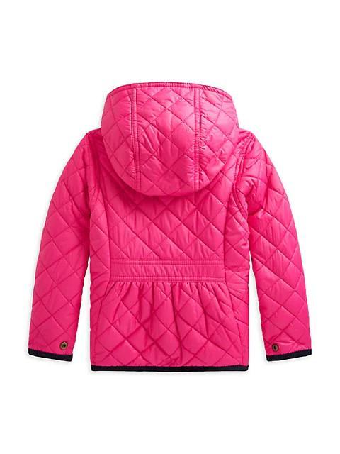 商品Ralph Lauren|Little Girl's & Girl's Water-Resistant Barn Jacket,价格¥923-¥997,第5张图片详细描述