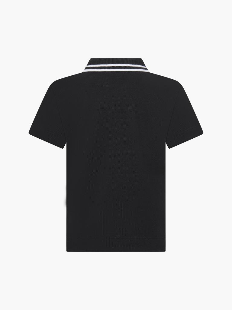 Burberry Black Boys Polo Shirt商品第4张图片规格展示