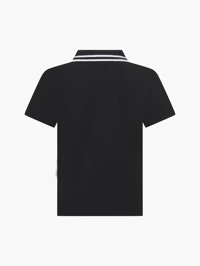 商品Burberry|Burberry Black Boys Polo Shirt,价格¥1119,第4张图片详细描述