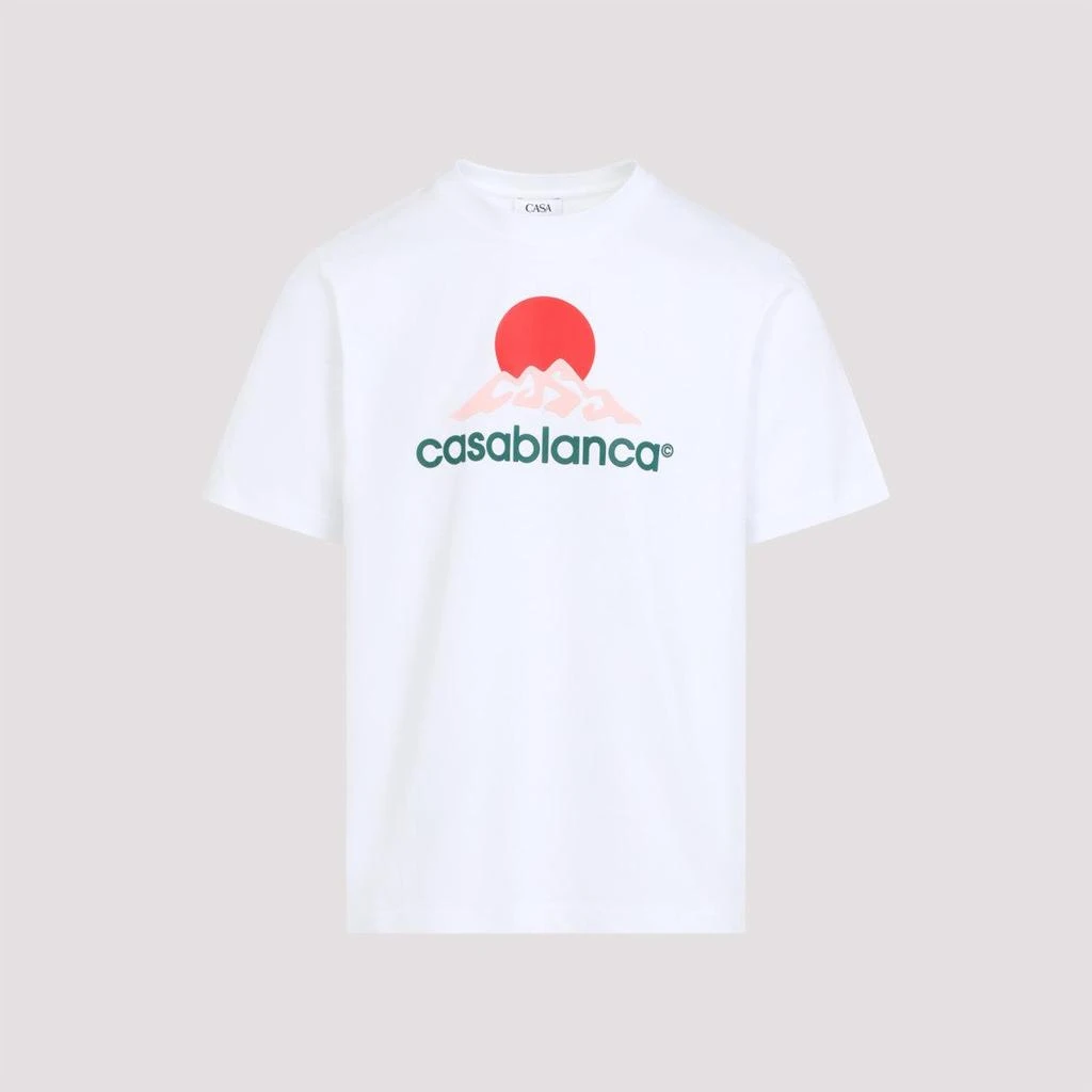 商品Casablanca|Multicolour Graphic T-Shirt With Organic Cotton Comfort,价格¥2994,第2张图片详细描述