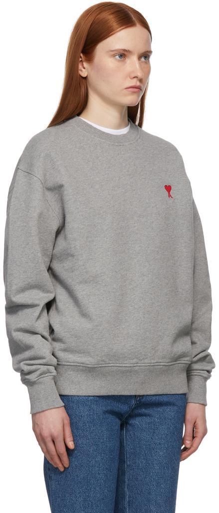 商品AMI|Grey Ami de Cœur Sweatshirt,价格¥1694,第4张图片详细描述