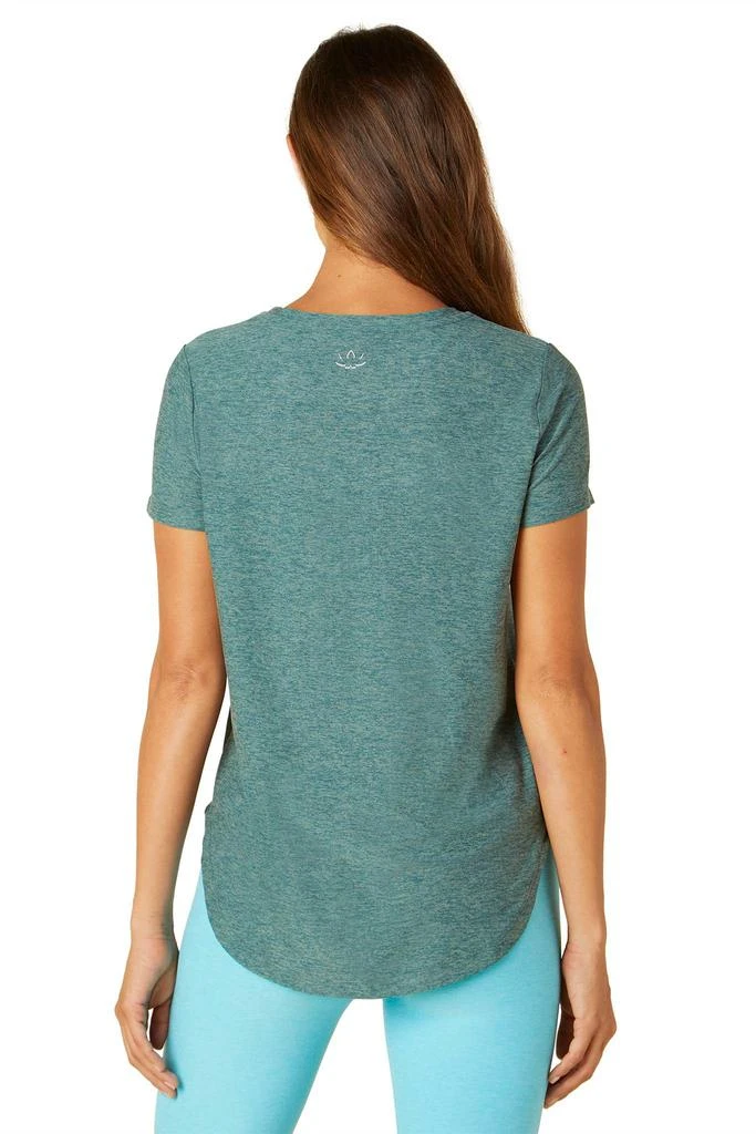 商品Beyond yoga|Featherweight On The Down Low Tee - Rainforest Blue Heather,价格¥683,第4张图片详细描述