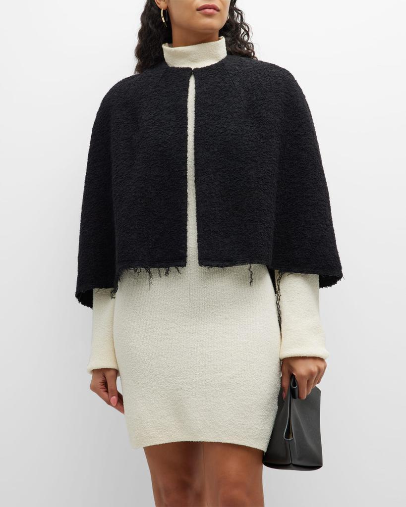 商品Totême|Raw-Edge Wool Boucle Cape,价格¥4114,第1张图片