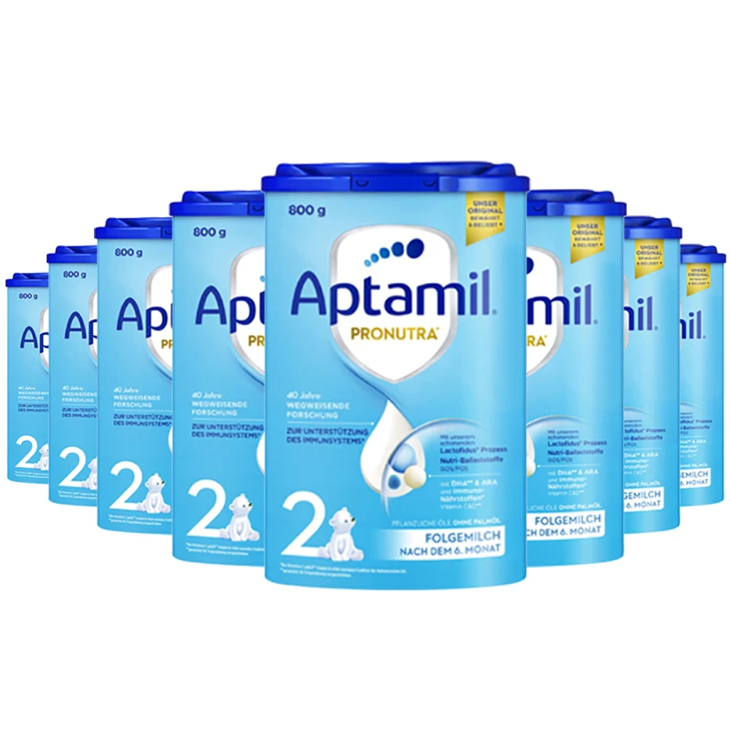 德国爱他美aptamil奶粉2段800g/罐 新旧版本随机（保税仓发货）（预售3个工作日内发货） 商品