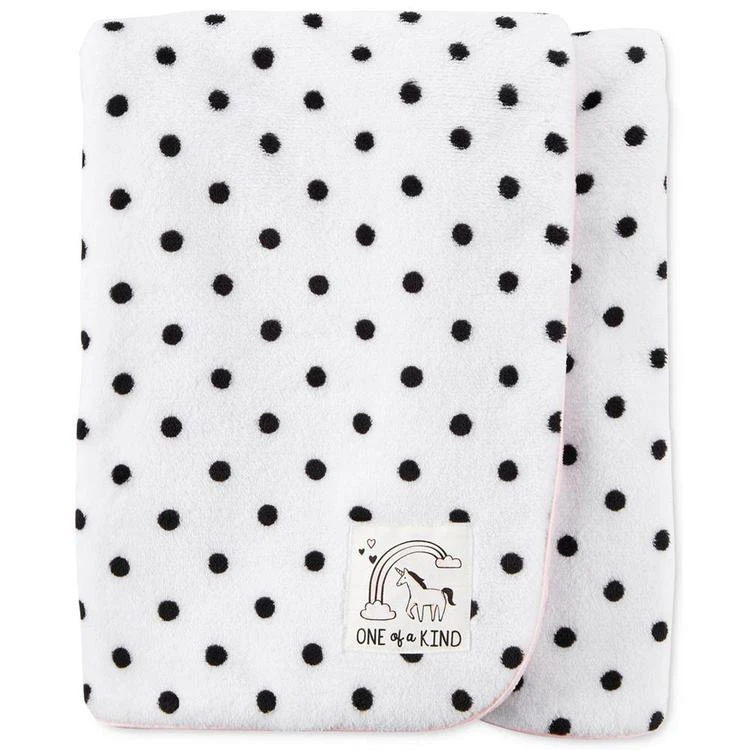 商品Carter's|Dot-Print Plush Blanket, Baby Girls,价格¥105,第1张图片