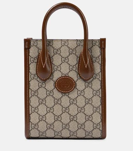 商品Gucci|GG Supreme迷你帆布托特包,价格¥14407,第1张图片