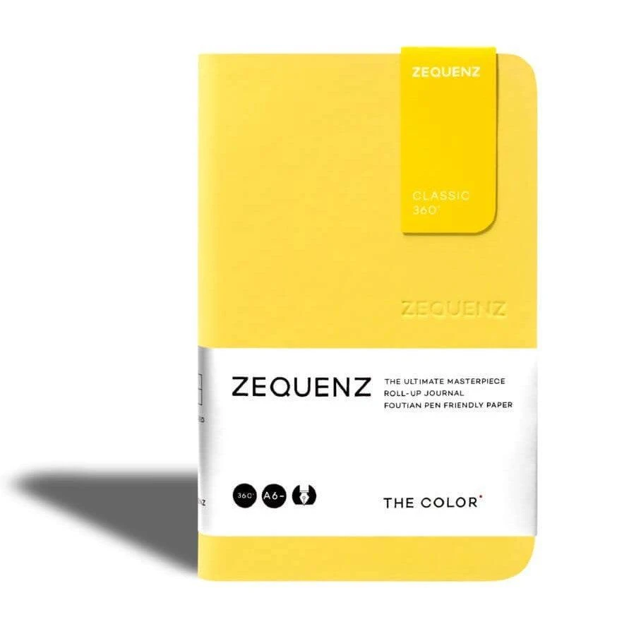 商品Zequenz|Zequenz Classic 360 Notebook - The Color A6, Ruled, Mustard | 360-TCJ-MINI-MTR,价格¥143,第1张图片