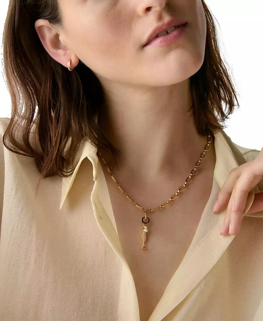 商品Kate Spade|Gold-Tone One In A Million Champagne Charm,价格¥332,第5张图片详细描述