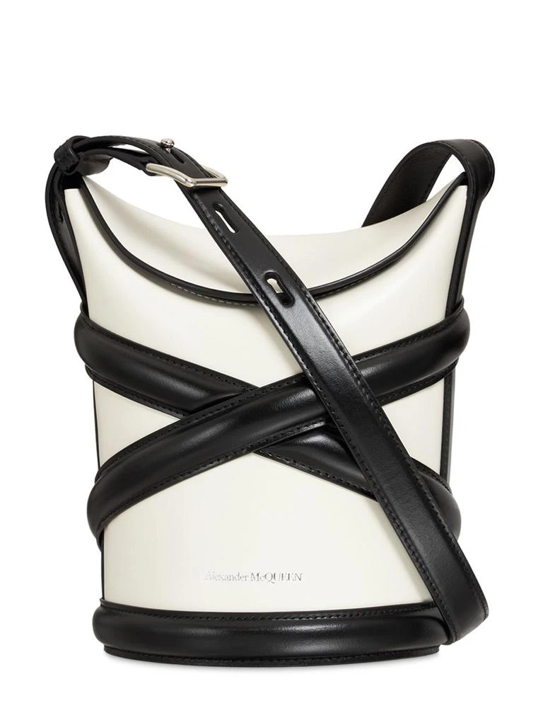 商品Alexander McQueen|The Curve Small Leather Shoulder Bag,价格¥12932,第1张图片