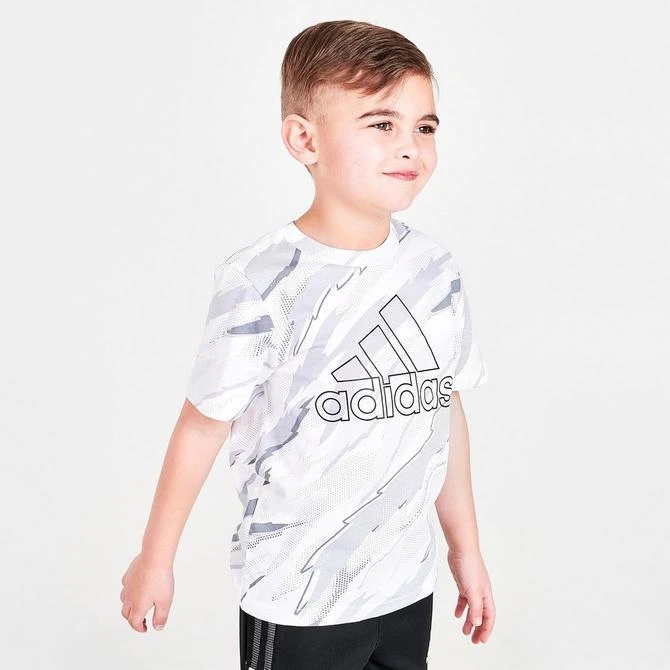 商品Adidas|Boys' Toddler adidas Tiger Camo Print T-Shirt,价格¥76,第3张图片详细描述