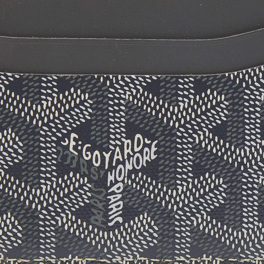 商品[二手商品] Goyard|Goyard Grey Goyardine Coated Canvas and Leather Saint Sulpice Card Holder,价格¥5050,第5张图片详细描述