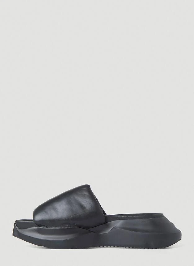 商品Rick Owens|Strobe Geth Slides in Black,价格¥2998,第3张图片详细描述