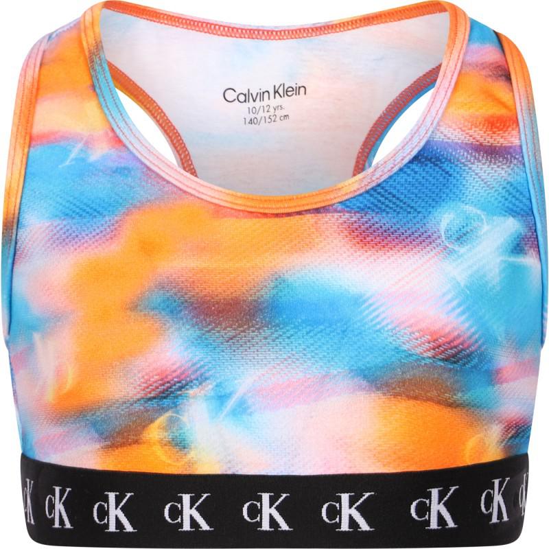 Logo sports tank tops set of 2 in gray and tie dye multicolor商品第2张图片规格展示