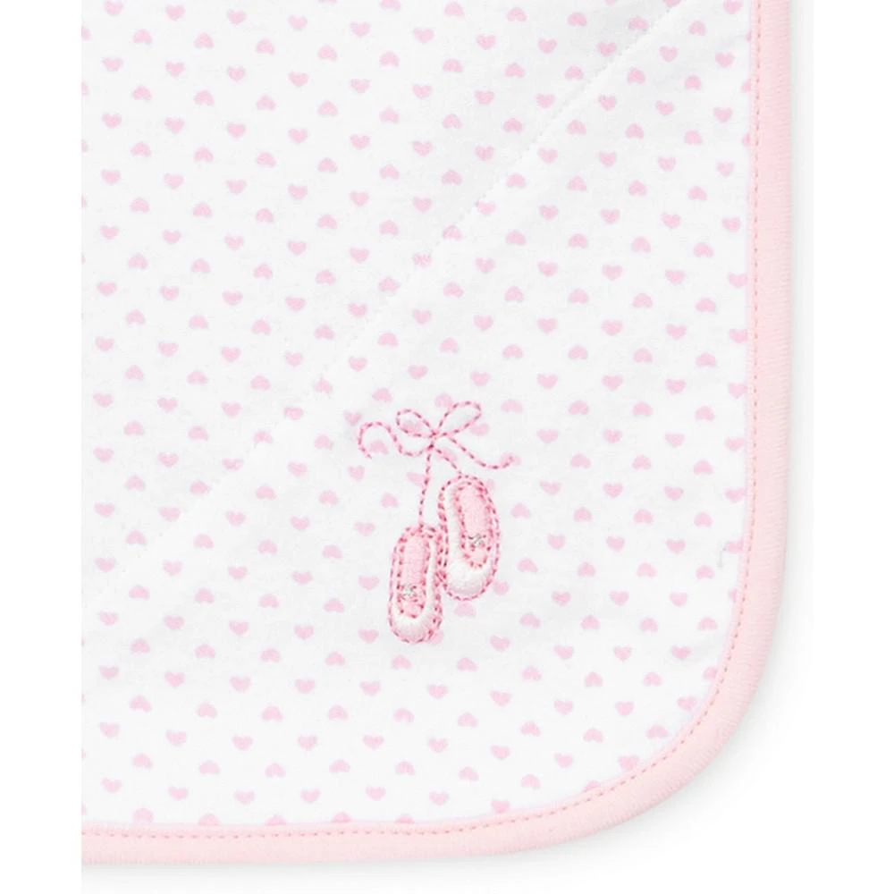 商品Little Me|Baby Girls Prima Ballerina With All Over Heart Print Blanket,价格¥96,第3张图片详细描述