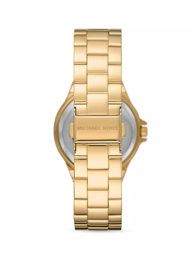 商品Michael Kors|Lennox Three-Hand Goldtone Stainless Steel Watch,价格¥2213,第4张图片详细描述