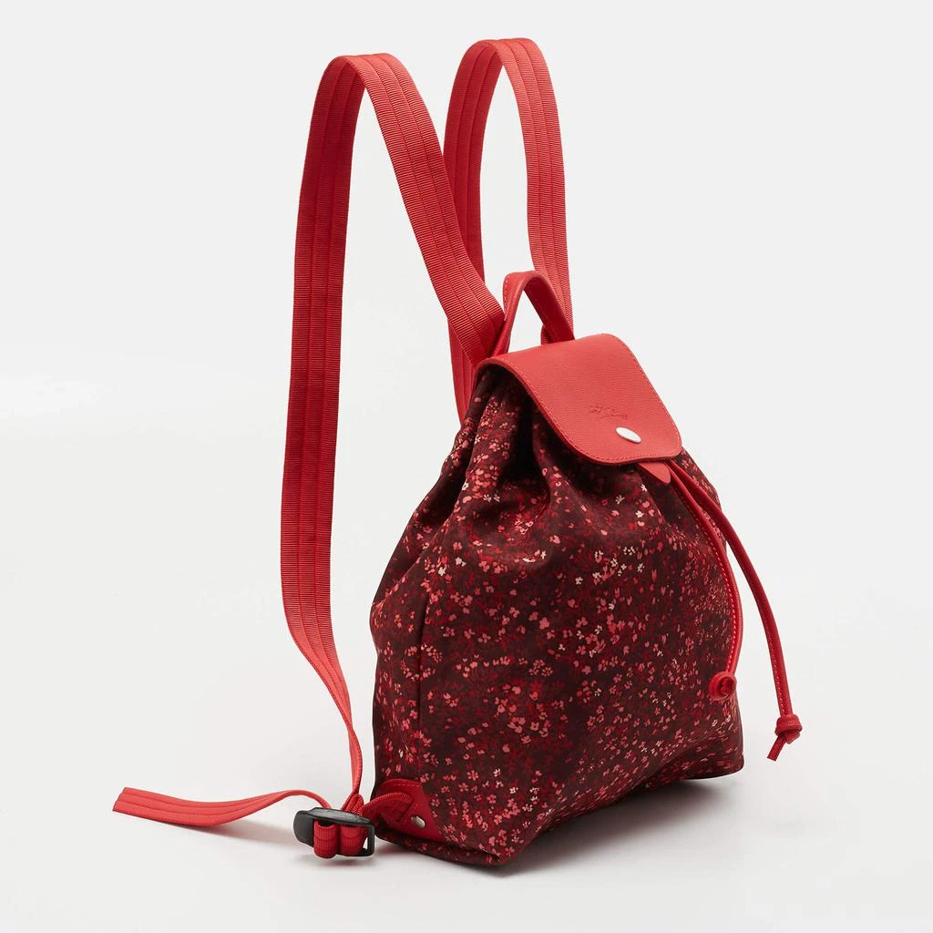 商品Longchamp|Longchamp Red Canvas Le Pliage Backpack,价格¥1309,第3张图片详细描述