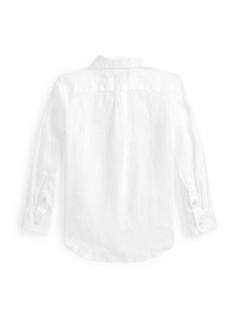 商品Ralph Lauren|Little Boy's & Boy's Linen Button-Down Shirt,价格¥223,第2张图片详细描述