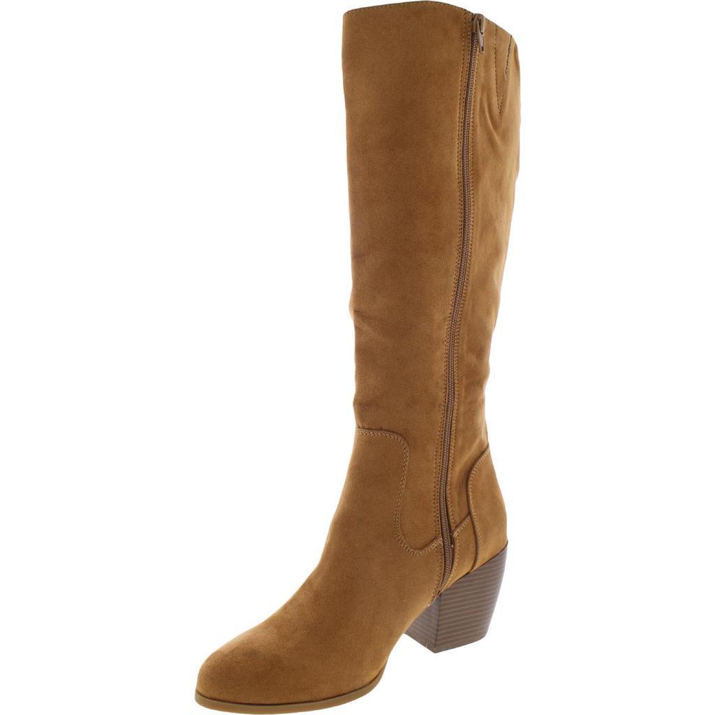 商品Style & Co|Style & Co. Womens Warrda  Faux Suede Zip Up Mid-Calf Boots,价格¥252-¥260,第1张图片