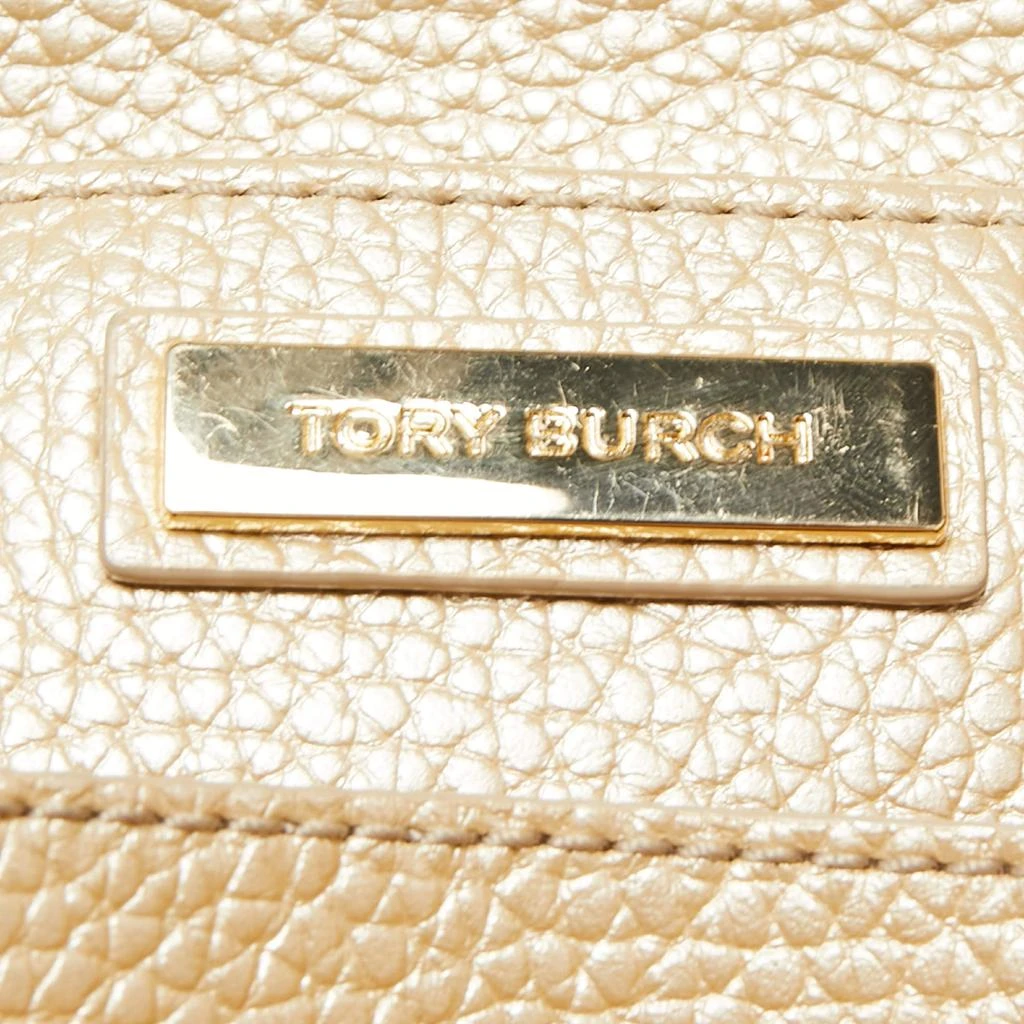 Tory Burch Metallic Beige Leather Perry Tote 商品