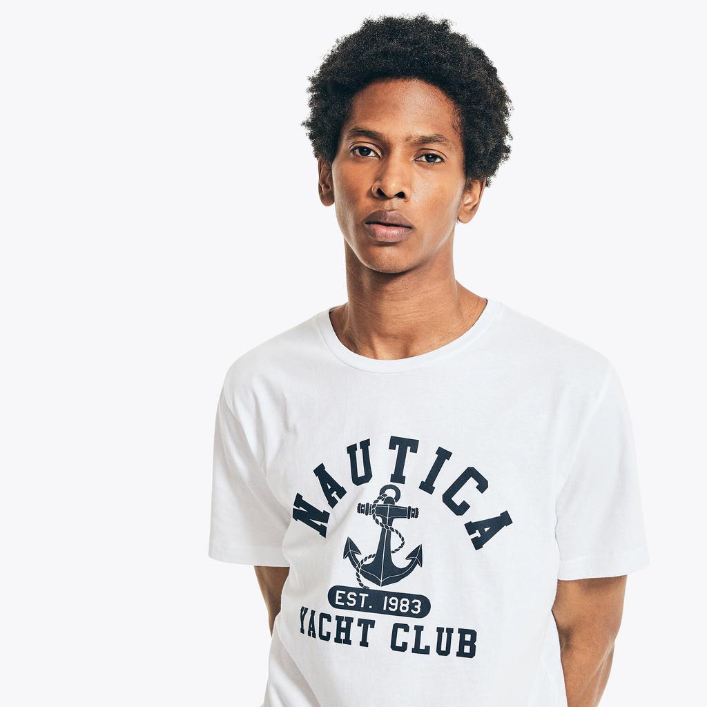 Nautica Mens Sailing Anchor Graphic Sleep T-Shirt商品第1张图片规格展示