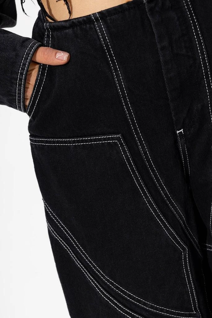 商品Off-White|Off-White Stitching Detailed Wide-Leg Jeans,价格¥3573,第2张图片详细描述