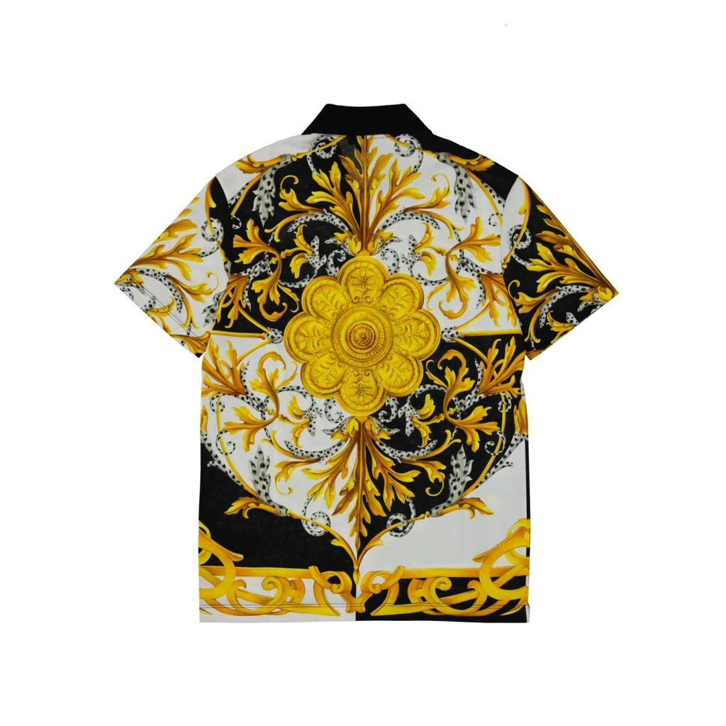 商品Versace|Barocco Print Polo Shirt,价格¥2581,第2张图片详细描述