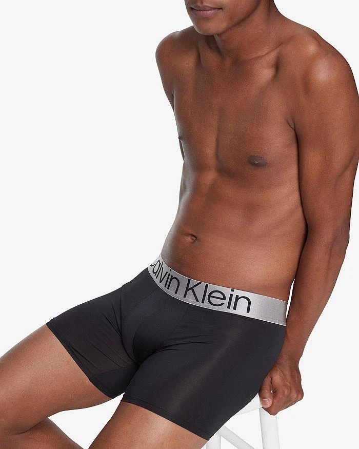 商品Calvin Klein|Steel Low Rise Micro Trunks, Pack of 3,价格¥482,第2张图片详细描述