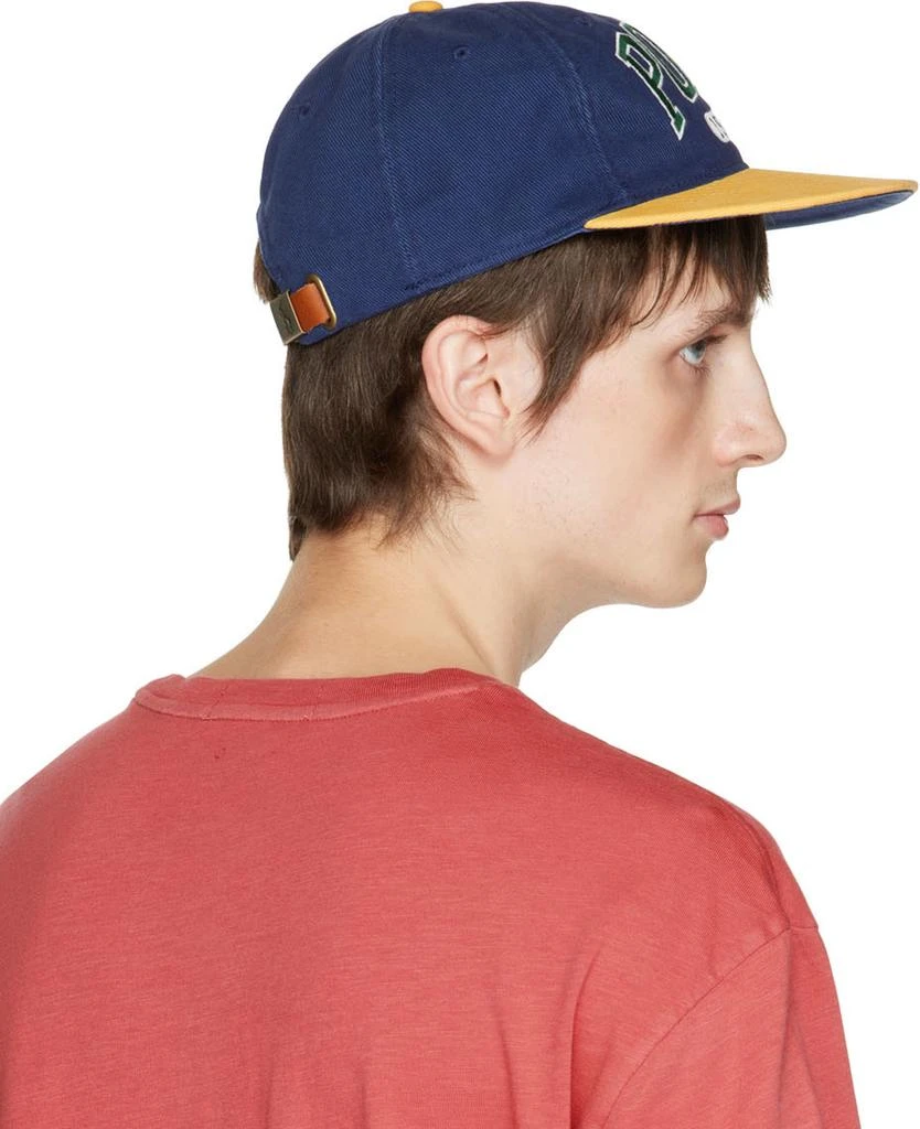 商品Ralph Lauren|Navy & Yellow Logo Cap,价格¥211,第3张图片详细描述