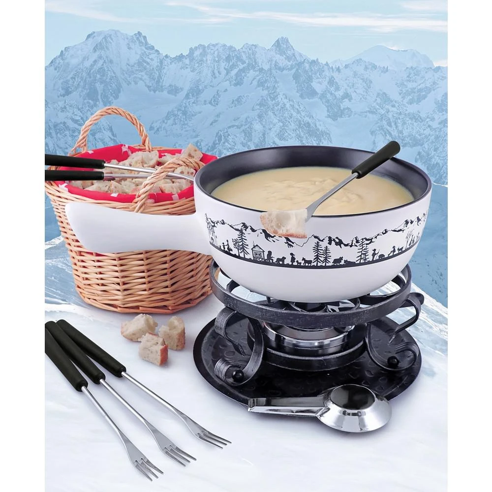 商品SWISSMAR|Heidi 9 Piece Cheese Fondue Set,价格¥897,第3张图片详细描述