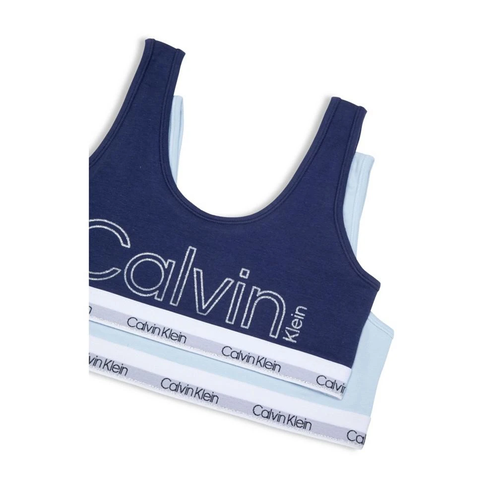 商品Calvin Klein|Big Girls Bralette, Pack of 2,价格¥58,第2张图片详细描述