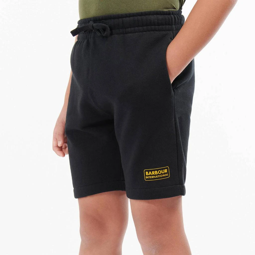 商品Barbour|Barbour International Boys' Essential Sweat Shorts - Black,价格¥183,第2张图片详细描述