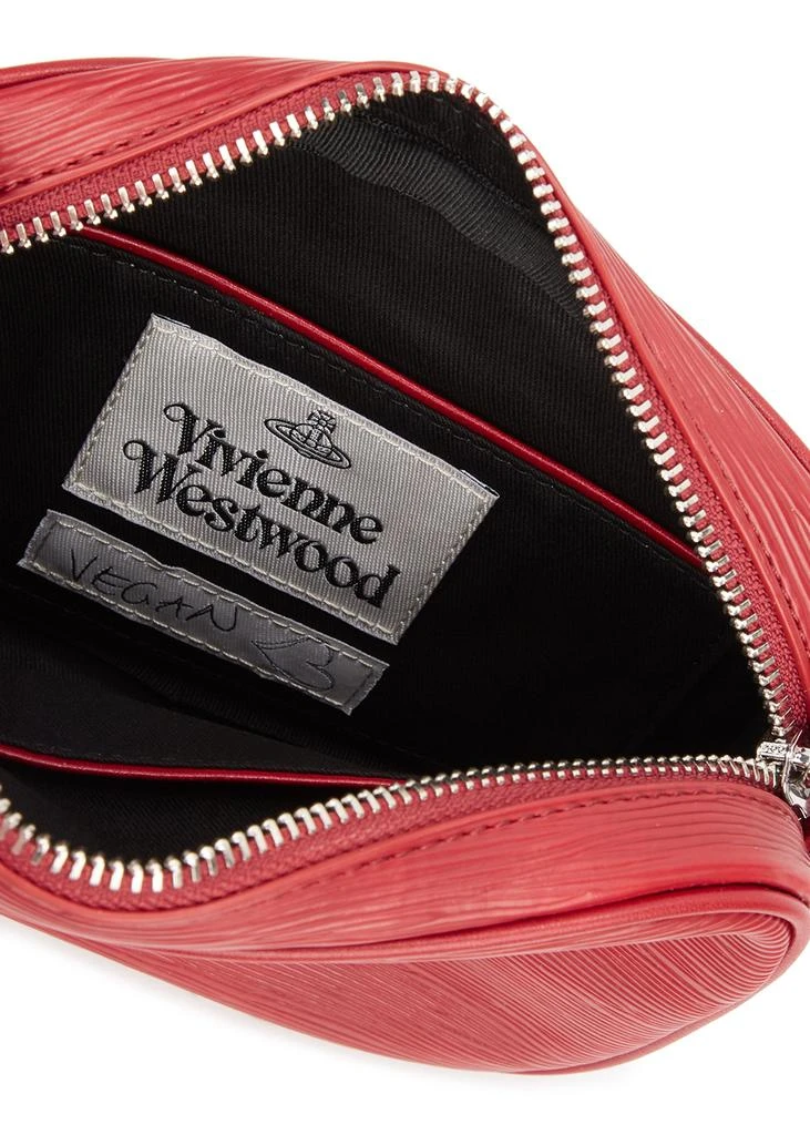 商品Vivienne Westwood|Anna red textured vegan leather camera bag,价格¥2133,第4张图片详细描述