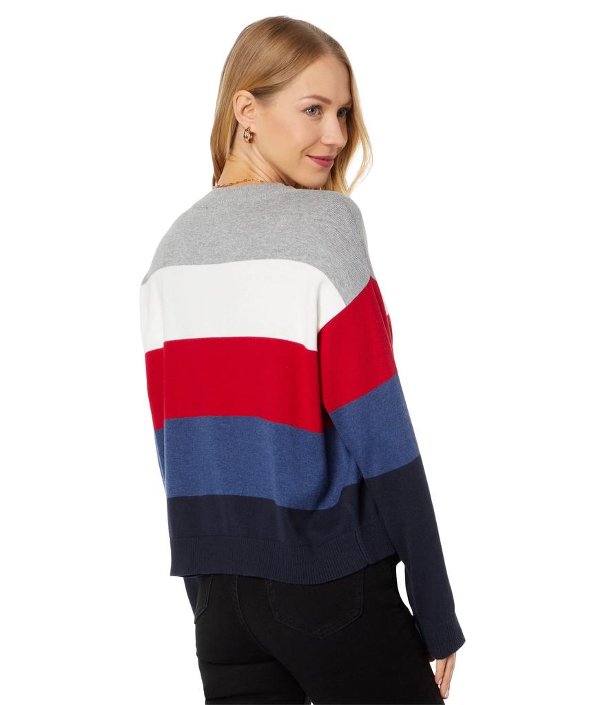 Multi Stripe Tommy Bubble Sweater商品第2张图片规格展示