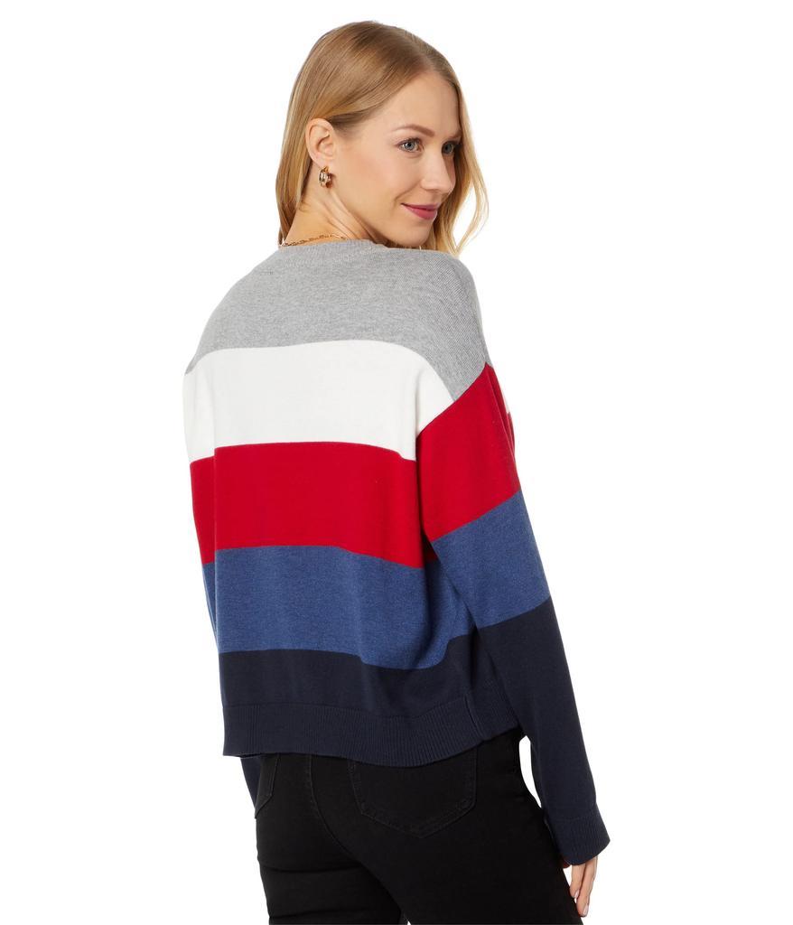 商品Tommy Hilfiger|Multi Stripe Tommy Bubble Sweater,价格¥329-¥358,第4张图片详细描述
