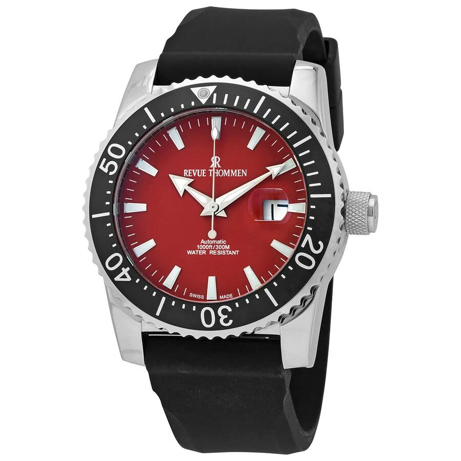 商品Revue Thommen|Diver Automatic Red Dial Men's Watch 17030.2536,价格¥3007,第1张图片