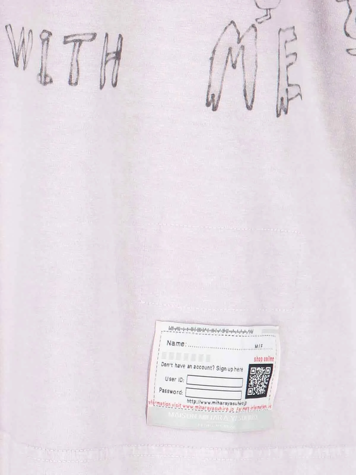 商品【商品预售7天】 Maison MIHARA YASUHIRO|Maison MIHARA YASUHIRO 男士T恤 A14TS622 卡其色,价格¥2303,第5张图片详细描述