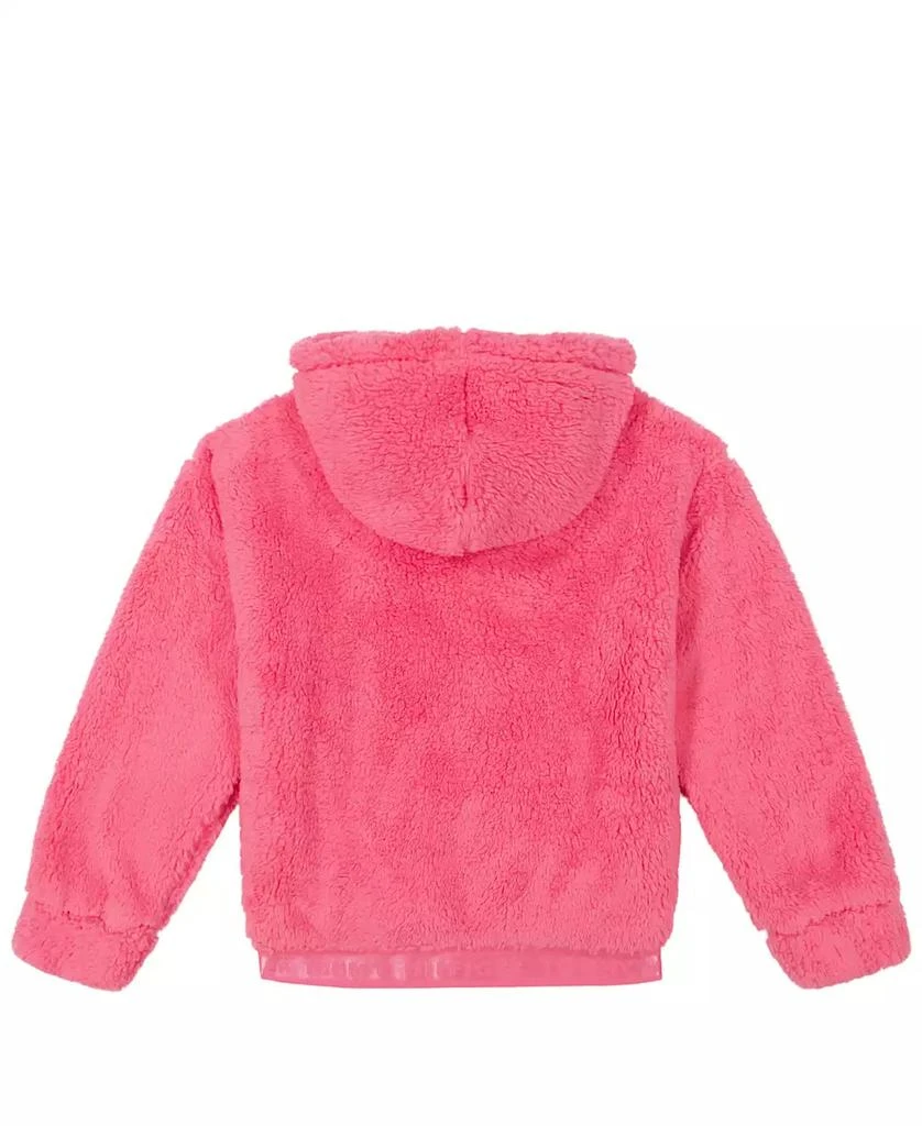 商品Tommy Hilfiger|Toddler and Little Girls Minky Zip Front Hoodie,价格¥248,第2张图片详细描述