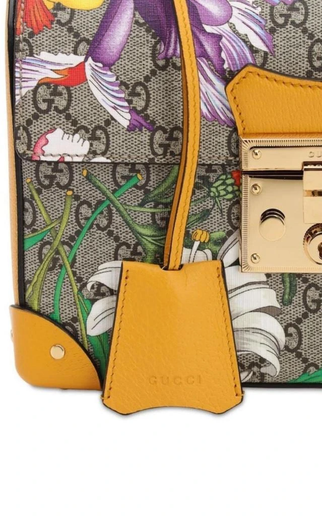 商品Gucci|Multicolor Small GG Flora Bamboo Padlock Bag,价格¥24178,第5张图片详细描述