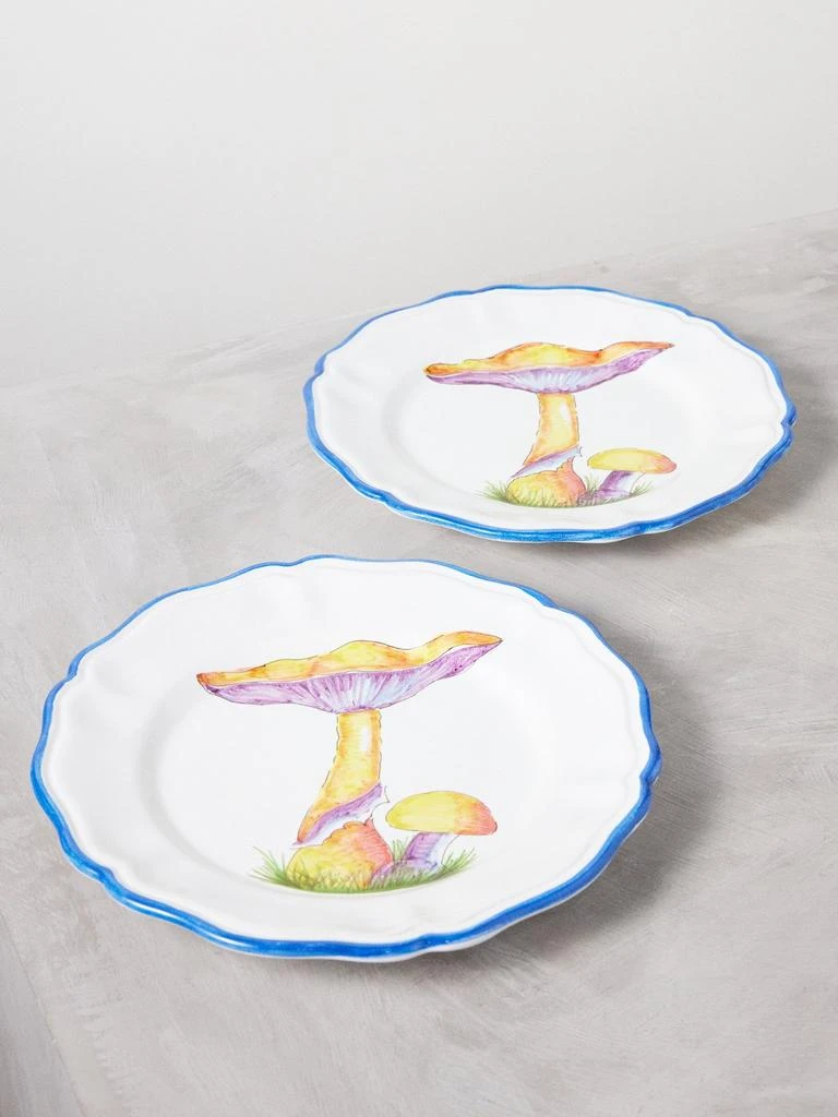 商品Les Ottomans|Set of two Mushroom ceramic plates,价格¥822,第1张图片