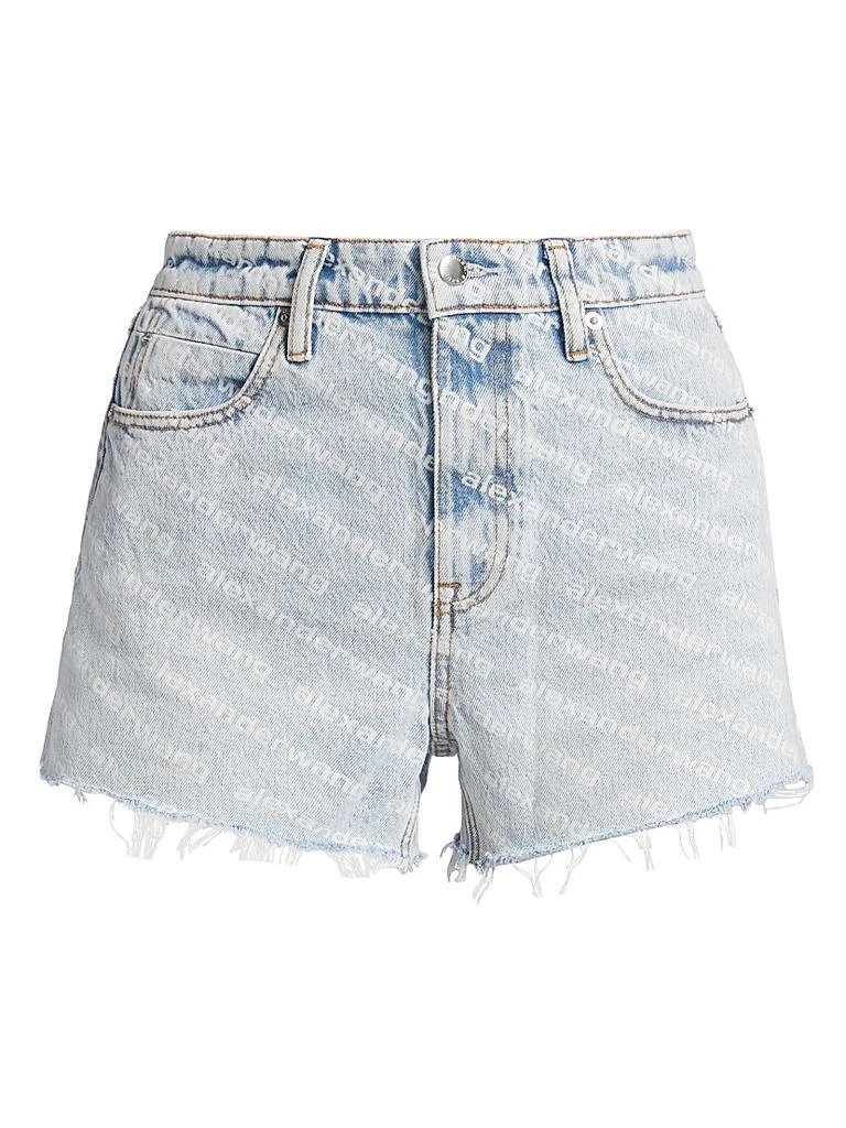 商品Alexander Wang|Bite Logo Denim Shorts,价格¥2400,第1张图片