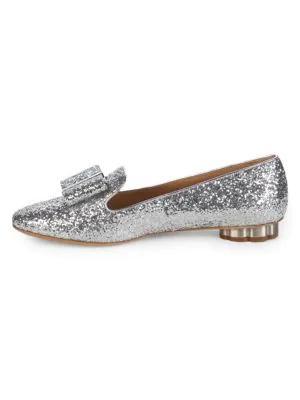 商品Salvatore Ferragamo|Glitter Loafers,价格¥2678,第6张图片详细描述