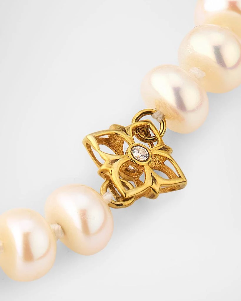 商品Stephen Dweck|18K Yellow Gold White Pearl and Diamond Bracelet,价格¥11370,第3张图片详细描述