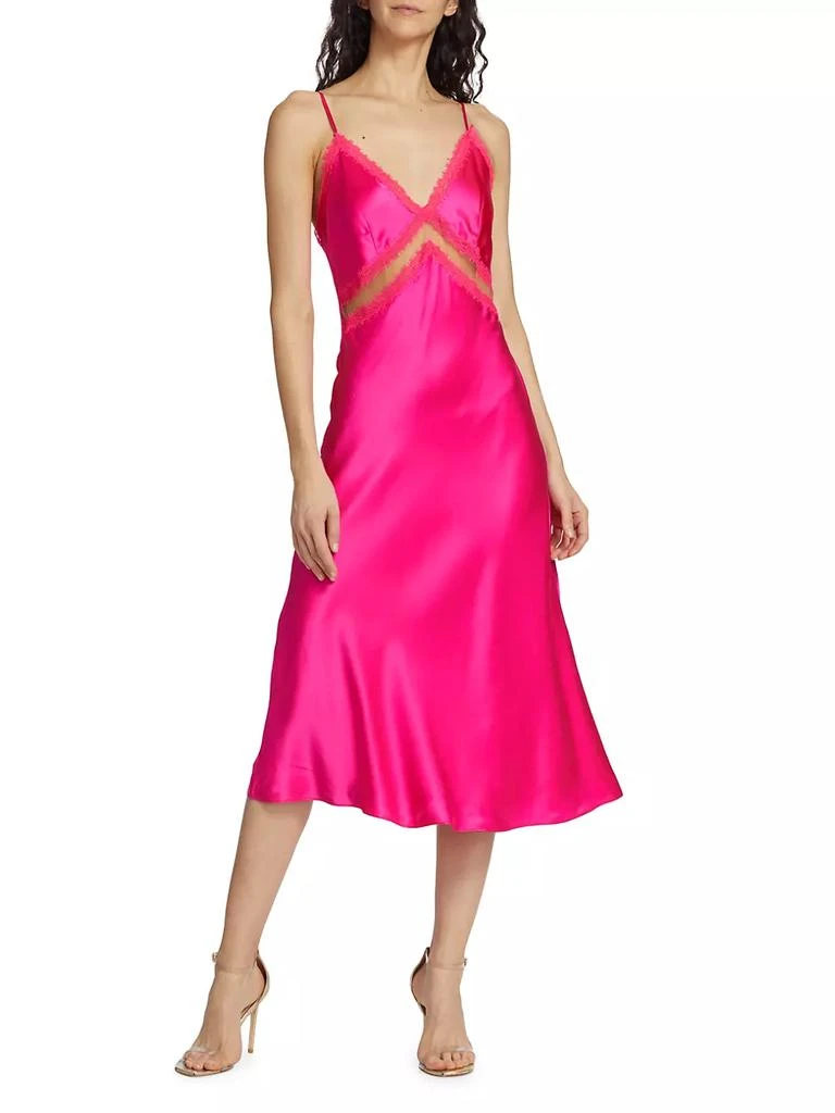 商品CAMI NYC|Delfina Silk Slip Midi-Dress,价格¥1721,第2张图片详细描述